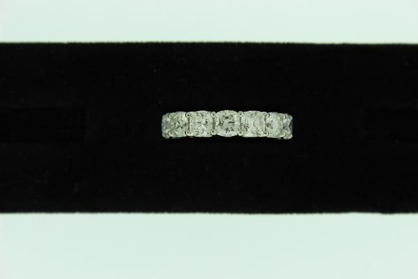 View PT Cushion Diamond Eternity Band